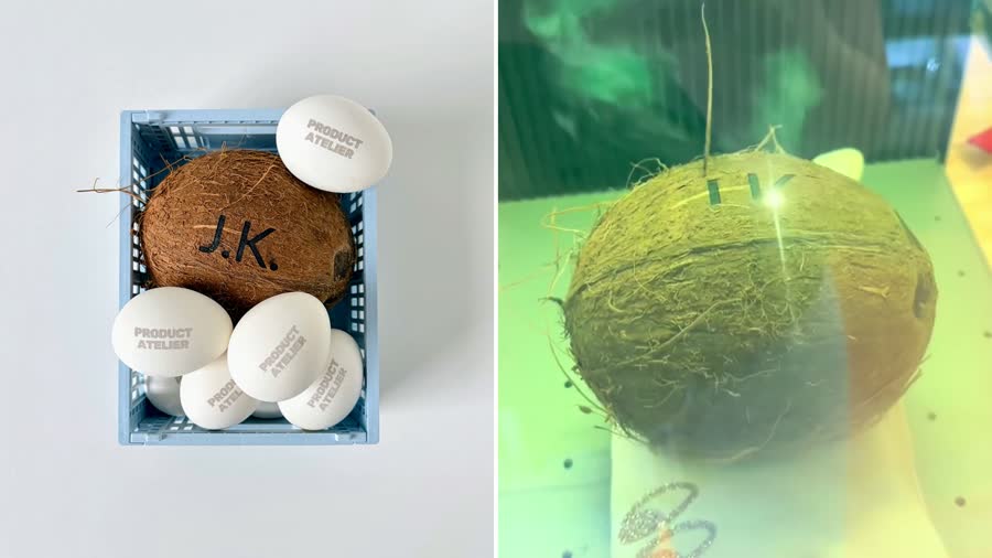 Video: personalising an item in the studio